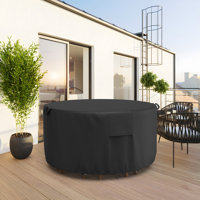 Waterproof Patio Table Cover for Round Patio Furniture Set