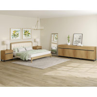 Nellie 3-Piece Modern Storage Furniture Set, Entertainment Center For Tvs Up To 100 Inches, 2 Nightstands With Drawers And Cabinets For Bedroom by Latitude Run