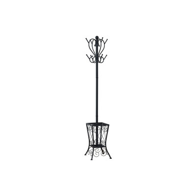 Coat Rack, Hall Tree, Free Standing, 8 Hooks, Entryway, 71"h, Umbrella Holder, Bedroom by Winston Porter