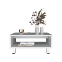 Depot Eshop Phillipe Coffee Table, 1 Shelf, 4 Legs by Ebern Designs