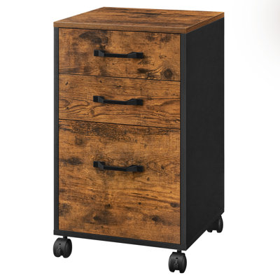 3 Drawers Filing Cabinet by Millwood Pines