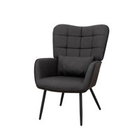 Bonded Leather Armchair by Corrigan Studio