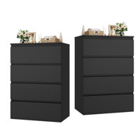 4-Drawer Nightstand Set