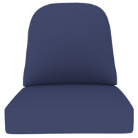 22" x 24" Deep Seat Outdoor Cushion with 5" High-Density Foam, Water-Repellent & UV-Resistant Cover by Latitude Run