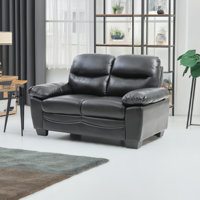 Magallanes Pearl Faux Leather 3 Piece Living Room Set by Lark Manor