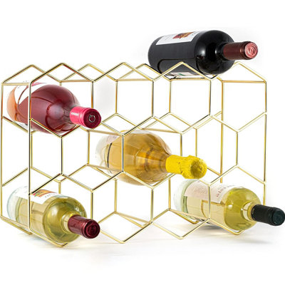 Countertop Wine Rack - 14 Bottle Freestanding by Latitude Run