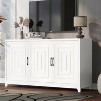 Console Cabinet with 2 Spacious Storage Space