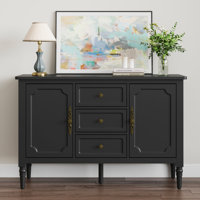 Collynns 47" Accent Cabinet With 2 Doors & 3 Drawers,Green by Alcott Hill