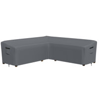 Patio Sectional Cover, Heavy-Duty Waterproof UV-Resistant Outdoor Furniture Cover by Arlmont & Co.