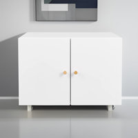 Office Furniture Copier Cabinet 2 Door Steel Copier Stand Mobile Pedestal File Printer Stand by Ebern Designs