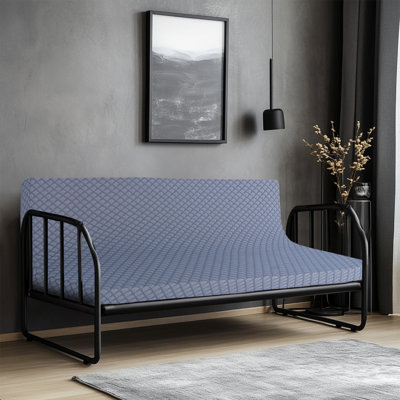 Foldable Corduroy Futons Daybed Mattress Memory Foam Futon Mattress For Adults (Frame Not Included) by Alwyn Home