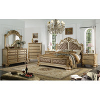 Lurlean Gold 5-Piece Bedroom Set by Rosdorf Park