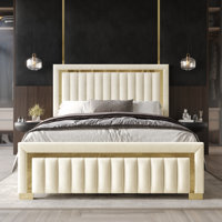 Lyn Upholstered Panel Bed by Mercer41
