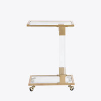 Side Table, Sofa Table, C Shape Square Table by Mercer41