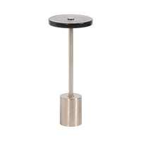 Round Metal and Glass Drink Table by Mercer41