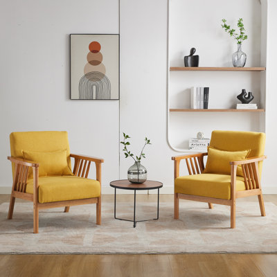 Raeliegh Upholstered Armchair by George Oliver