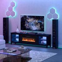70" Media Console With Fireplace by Latitude Run
