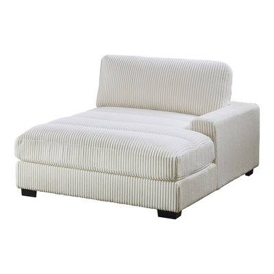 Bahadur Corduroy Chaise Lounge by Latitude Run