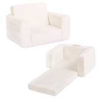 Kids Sofa, 2 In 1 Kids Fold Out Chair Convertible Sofa To Lounger by Isabelle & Max