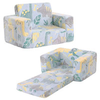 Kids Sofa, 2 In 1 Kids Fold Out Chair Convertible Sofa To Lounger by Isabelle & Max