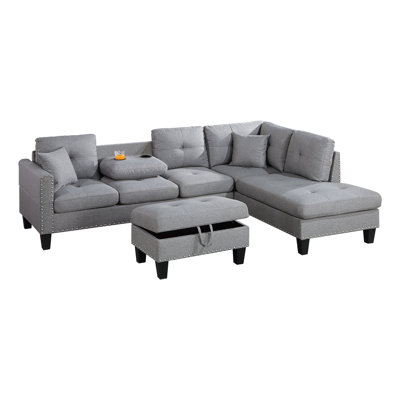 2-Piece Sectional Set by Ebern Designs