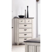 Beautiful Farmhouse Two-Tone Chest With Storage Drawers by Ophelia & Co.