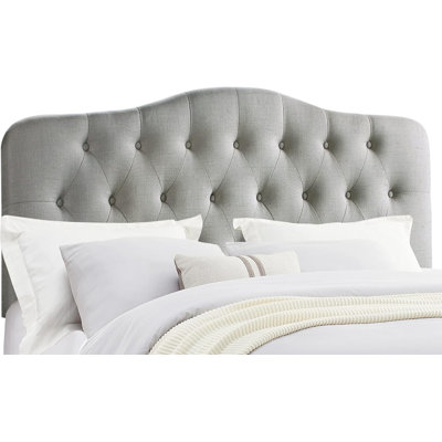 Linen Upholstered Headboard-Modern-Adjustable Height-Button Tufting