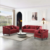 3-Piece Living Room Sofa Set