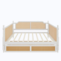Traditional Style Rattan Daybed with 2 Drawers by Bayou Breeze