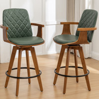 Sitaram Swivel Bar Stools by Corrigan Studio