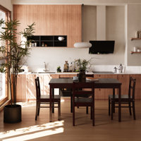 Solid Wood Dining Set by Winston Porter