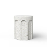 Mikah Concrete Cassie Stool by Joss & Main