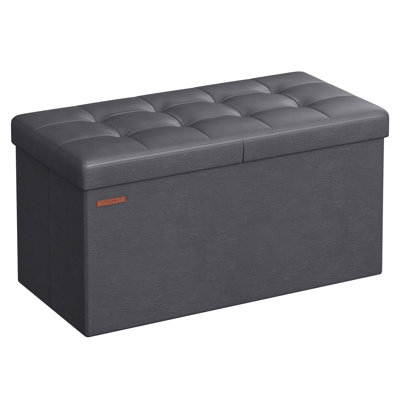 Folding Storage Ottoman by Ebern Designs