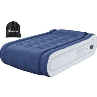 Alwyn Home Air Mattress With Integrated Pillow Inflatable Mattress With High-Speed Pump, Carry Bag And Repair Tools by Alwyn Home