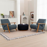 3-Piece Living Room Set With Coffee Table by George Oliver