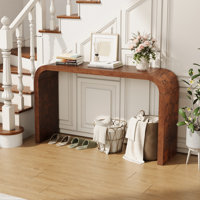 52"Solid Wood Console Table by Millwood Pines