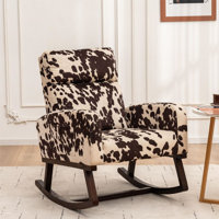 Upholstered Rocking Chair For Living Room