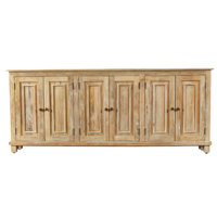 Jenna 6 Door Sideboard On Mango Wood by Loon Peak