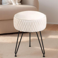 Velvet Vanity Stool by George Oliver