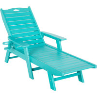 Outdoor Chaise Lounge Hdpe Reclining Chair