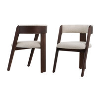 Jorri - Modern Brown Oak Dining Chair by Corrigan Studio