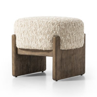 Orlando Accent Stool-Solema Cream by Hokku Designs