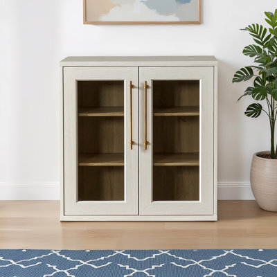 Mercer41 Evers Acrylic Storage Cabinet, Sideboard Buffet Cabinet With Storage by Mercer41