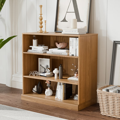 Wood Storage Cabinet with Adjustable Shelves without Doors by Ebern Designs