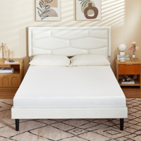 Medium Gel Memory Foam Mattress, White