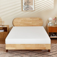 Medium Gel Memory Foam Mattress, White by Alwyn Home