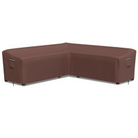 Patio Sectional Sofa Cover, Heavy-duty Waterproof Outdoor V-Shaped Furniture Cover, Easy to Use & Care by Arlmont & Co.