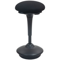 Backless Wobble Stool Chair, Standing Desk Chair, Adjustable Active Ergonomic Learning Stool for Office Desks, with Rocking Motion, Padded by George Oliver