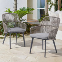 Dining Armchairs With Cushions by Bayou Breeze