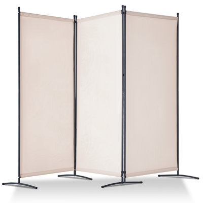 Room Divider 3 Panel Fabric Room Privacy Screen for Office Bedroom by Ebern Designs